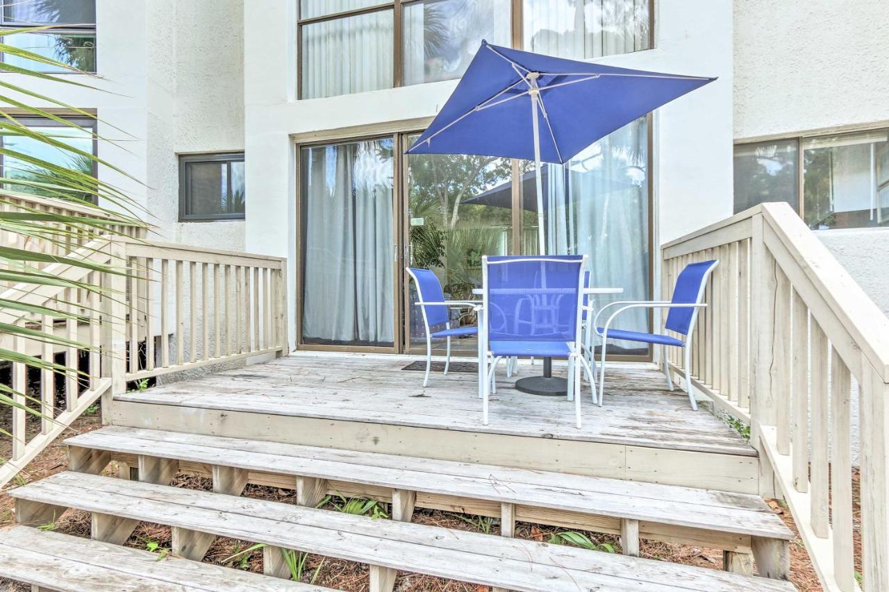 Hilton Head Island Townhome Patio, Walk To Beach Exterior photo