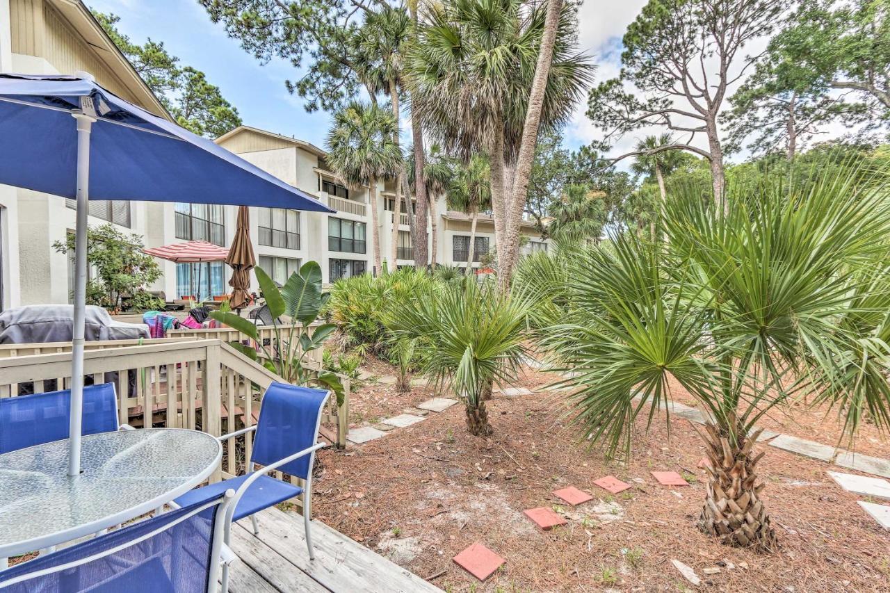 Hilton Head Island Townhome Patio, Walk To Beach Exterior photo